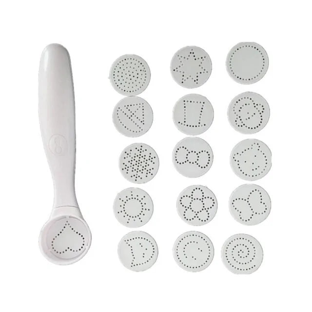 Patterns Spice Spoon Electric Coffee Stencils